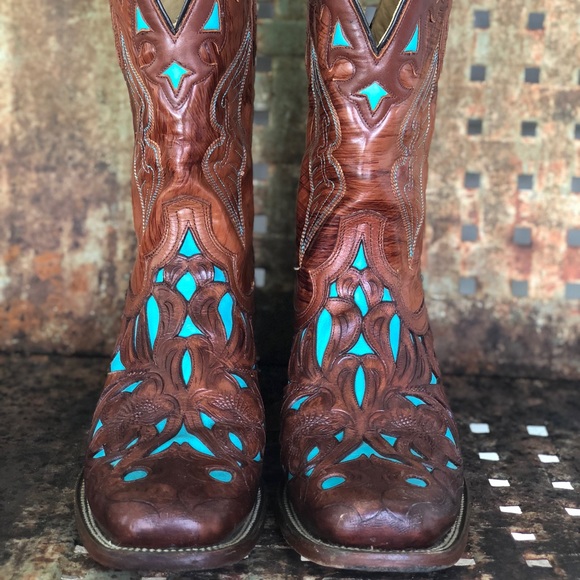 corral turquoise booties